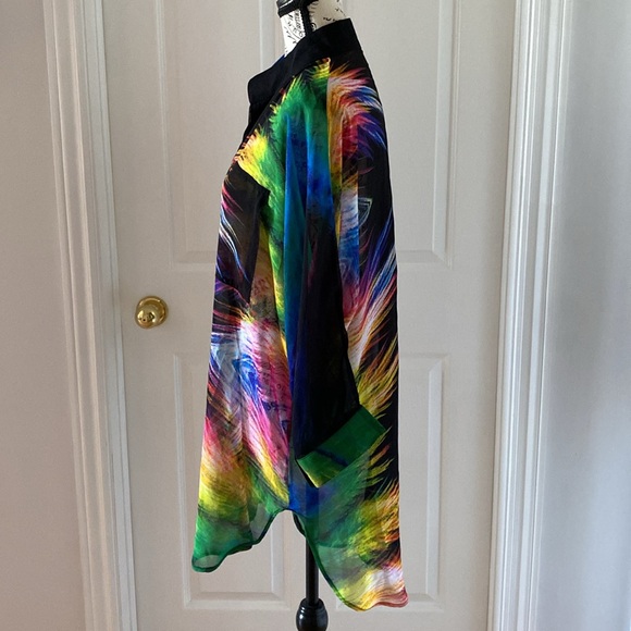 Long Sheer Blouse  O/S - Picture 2 of 4